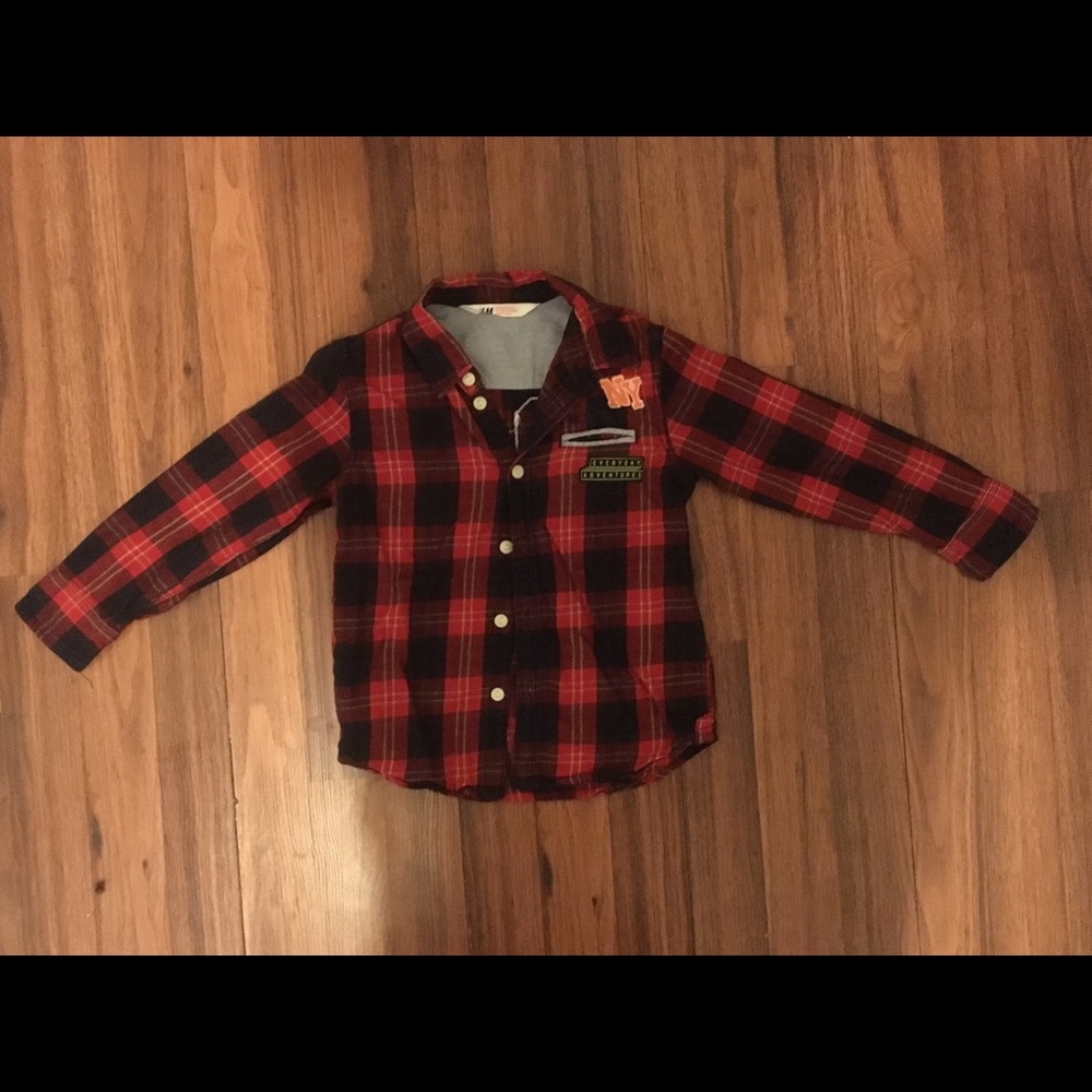 H&M Toddler Boy Checkered Shirt